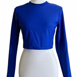 Decree blue swim top